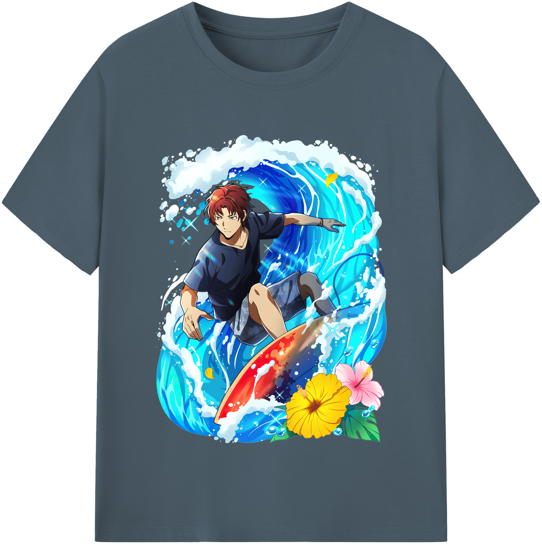 （画像用） 文豪ストレイドッグス Bungo Stray Dogs 綿100％半袖Tシャツ（フロントプリント）